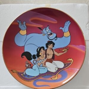 Disney Aladdin Collector Plate The Magic Carpet Ride